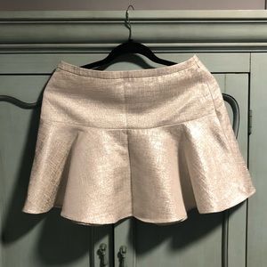 Express Fit and Flare Shimmer Skirt